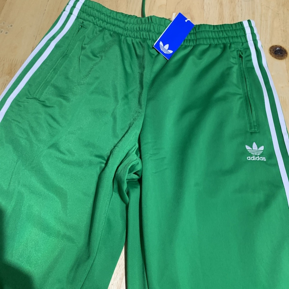 adidas Adicolor Classics Firebird Track Pants Size M  JD0184 Green/White NWT - Picture 4 of 7